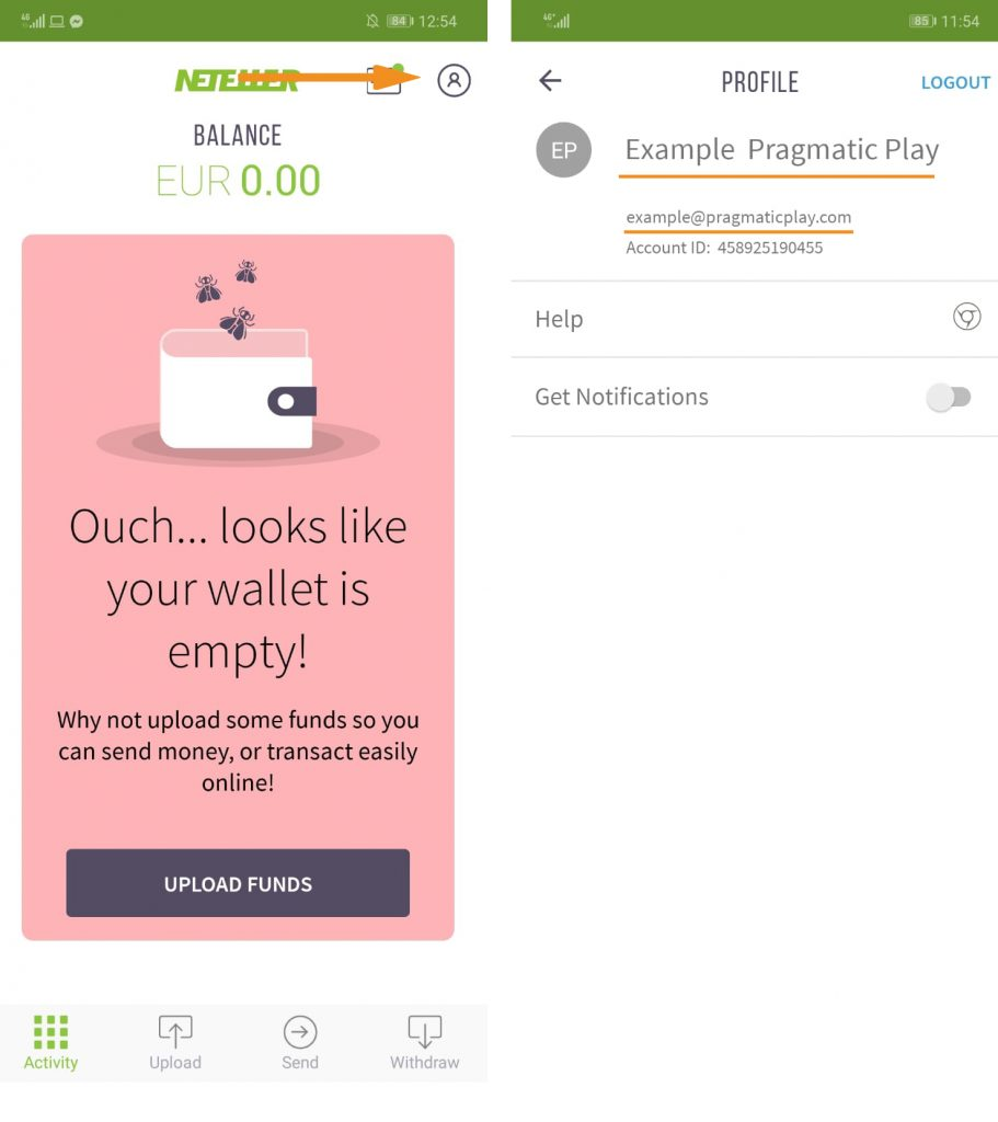 Neteller mobile