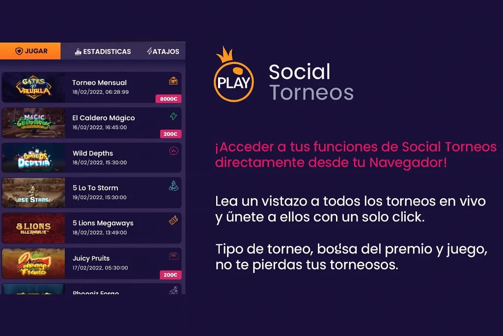 juego pragmático reglas de los torneos sociales